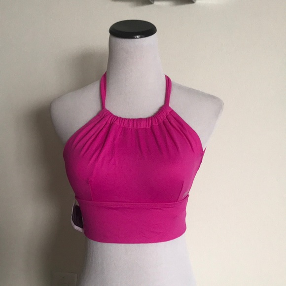 Sports bra made in Brazil color pink size small - Picture 1 of 7
